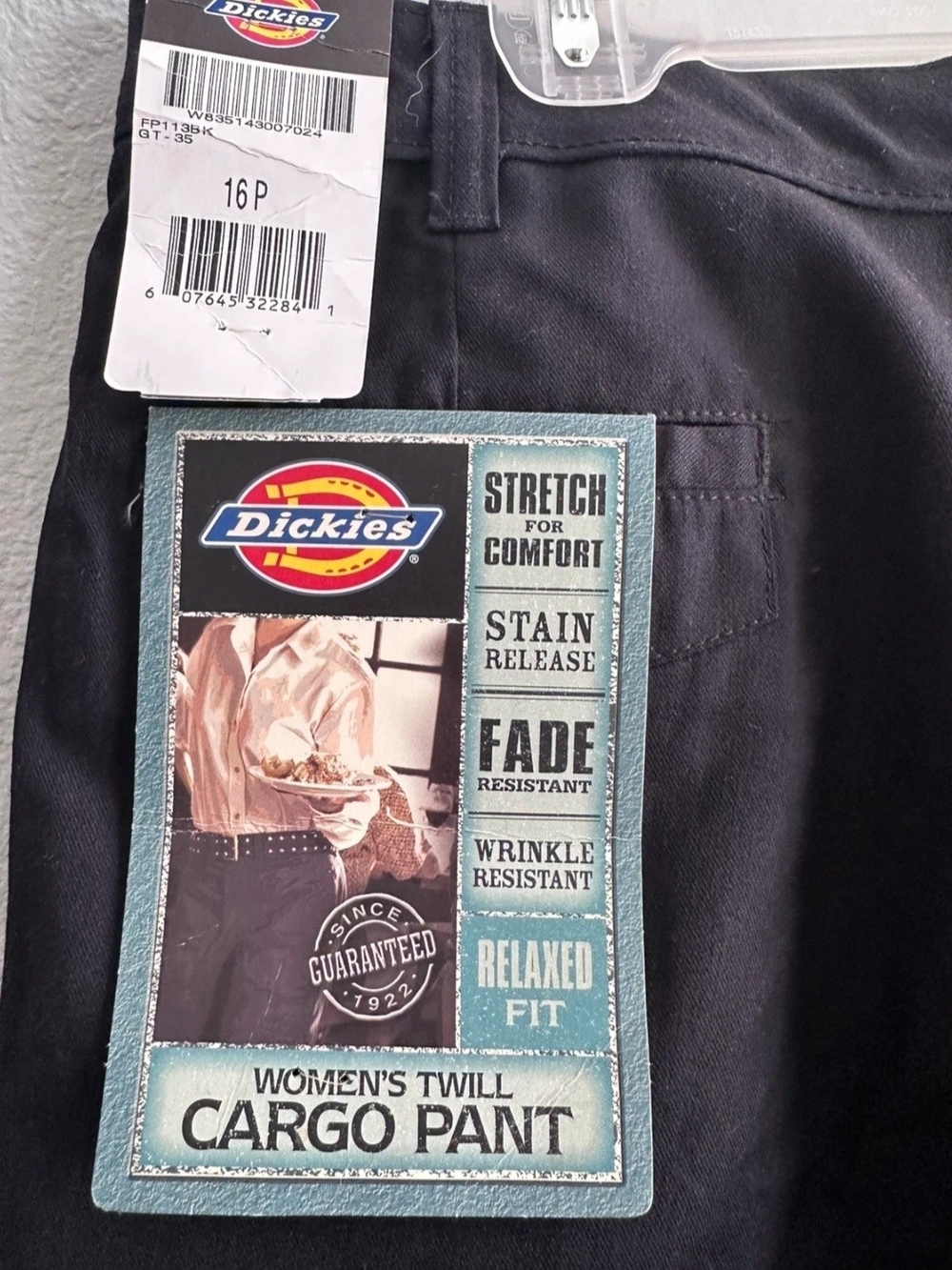 Dickies Women's Straight-Leg Black Utility Pants - Picture 7 of 9